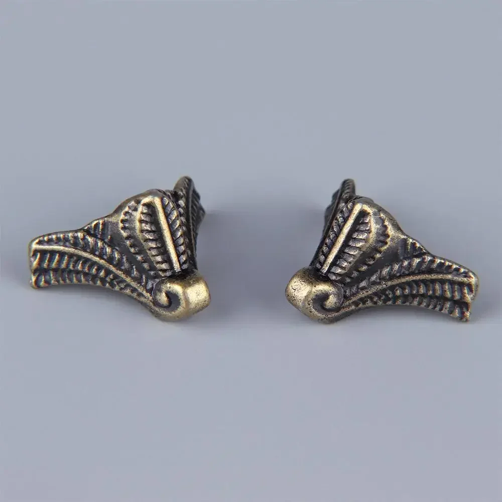 

4 шт./набор, античные Защитные уголки для украшений