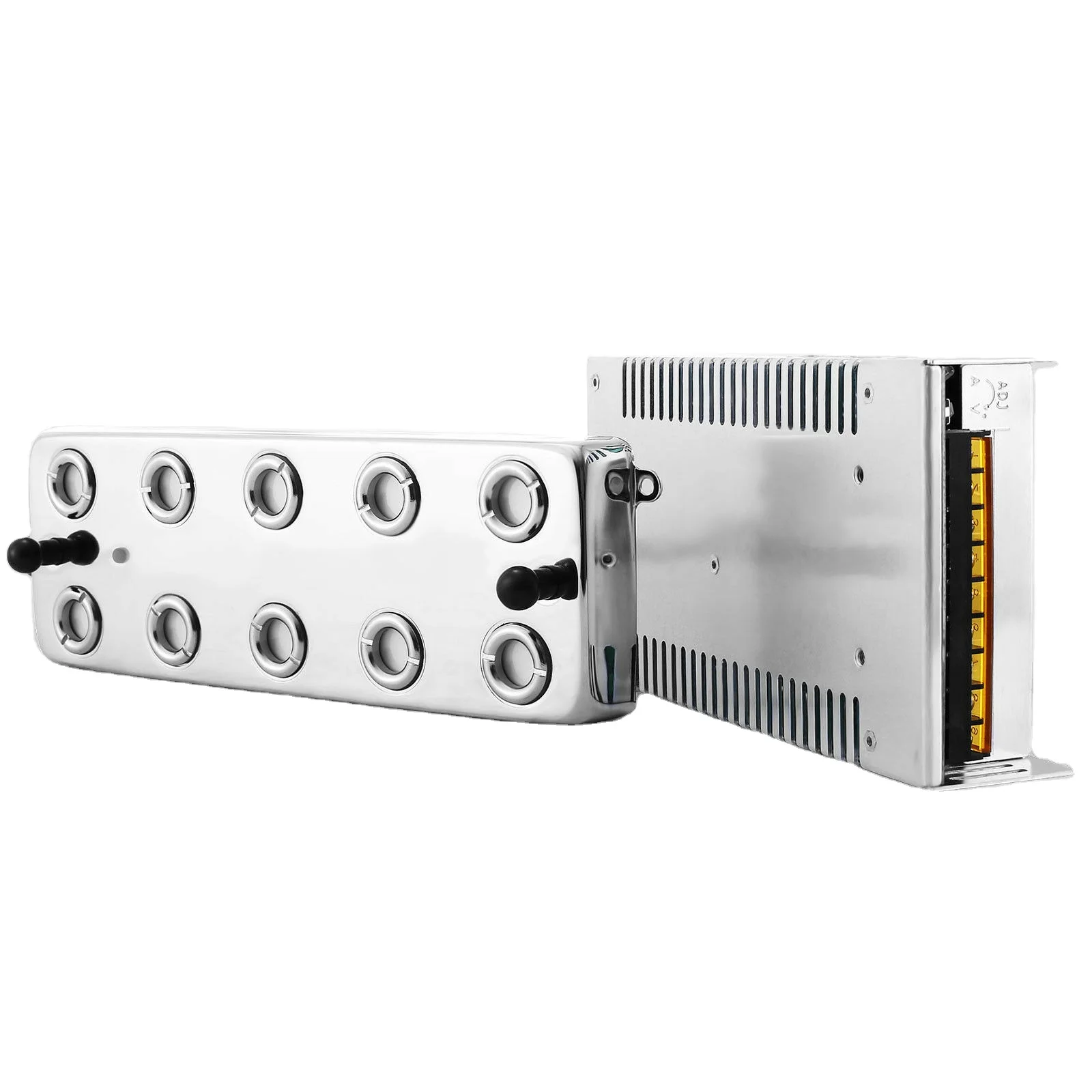 

10 Head Ultrasonic Mist Maker Water Pond Hydroponics Fogger Humidifier