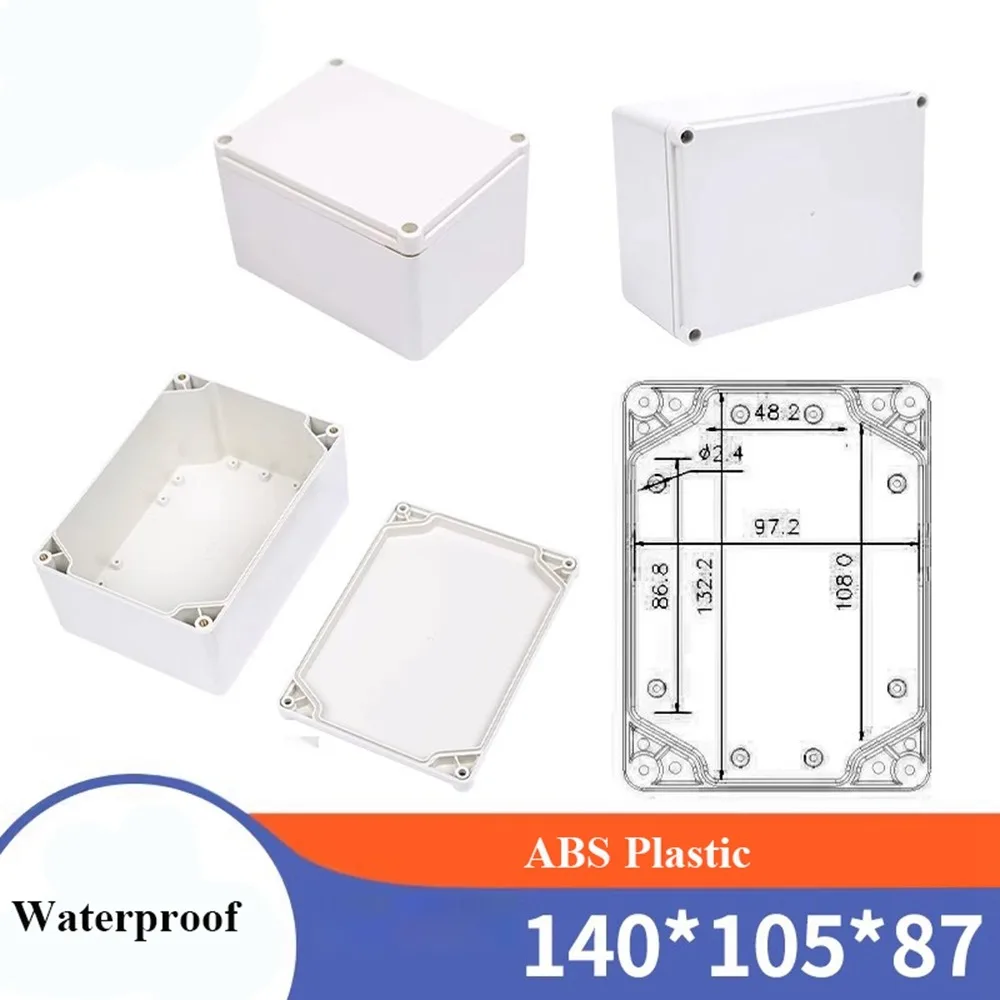 

Водонепроницаемая распределительная коробка IP65, пластик, белый, 1 шт.