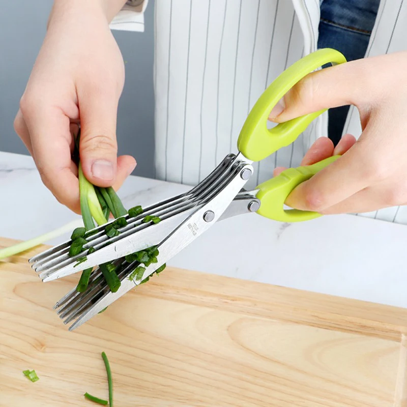 

[Бесплатный продукт] кухонные ножницы, ножницы для измельчения бумаги, кухонные инструменты, пятислойные ножницы