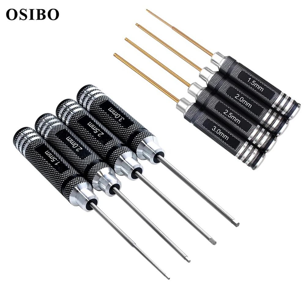 1.5mm 2.0mm 2.5mm 3.0mm Hex Screw Driver Screwdriver Set Hexagon Tool Kit For FPV Racing Drone Heli Airplanes Cars Boat RC Tools