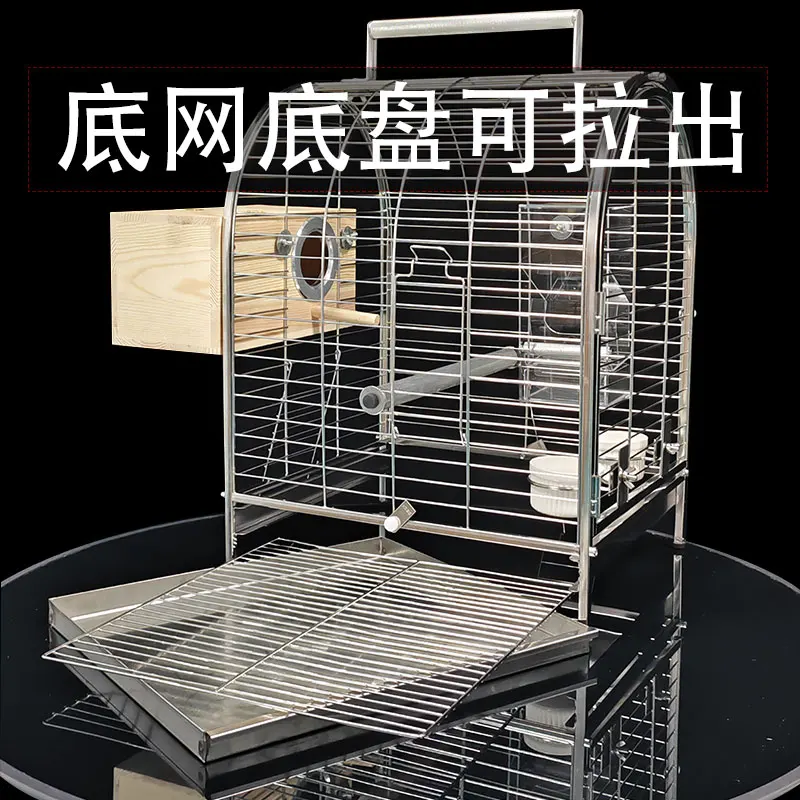 Специальная прогулочная клетка для серого попугая с большой роскошной