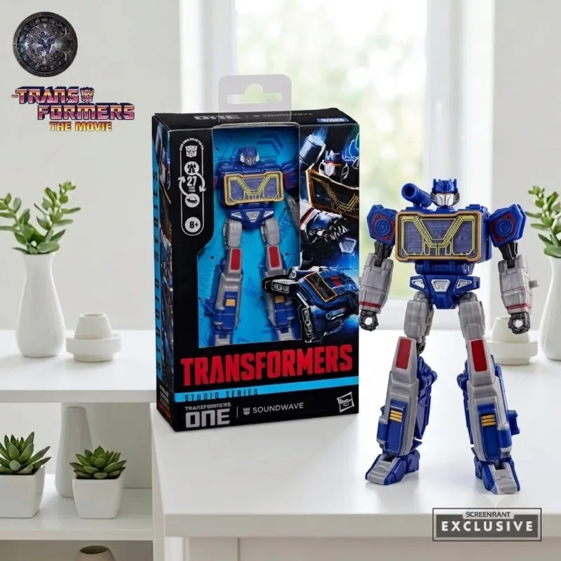 Фото Коллекционная фигурка Hasbro Transformation Studio Series Deluxe Class Origin Soundwave, подарок на день рождения №1