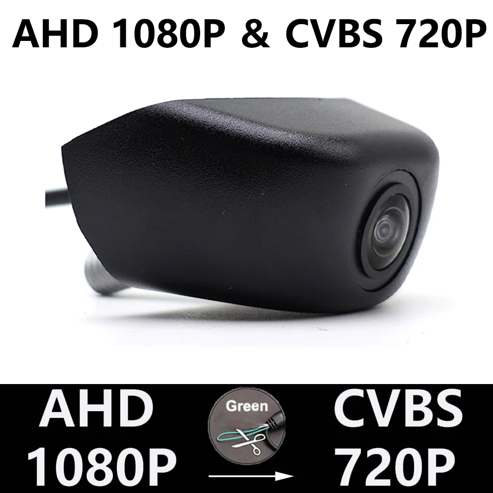 

ZJCGO AHD 1080P CVBS 480P 170 ° Автомобильная парковочная камера с логотипом переднего вида, водонепроницаемая для Mercedes Benz M ML GL Class GLE W166 GLS X166