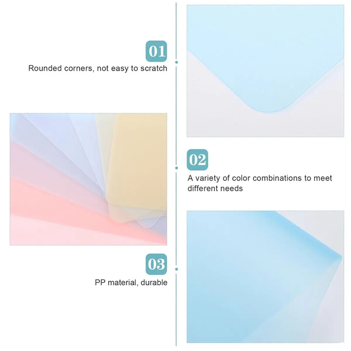 Фото Набор из 8 антипригарных ковриков для лепки и раскатки глины AA14 для творчества своими руками №4