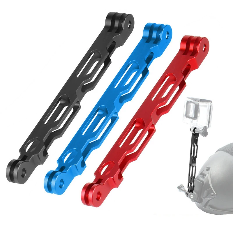 

165 мм удлинитель для селфи удлинитель для шлема Крепление для Gopro 9 8 7 6 CNC алюминиевый сплав металлический удлинитель аксессуары