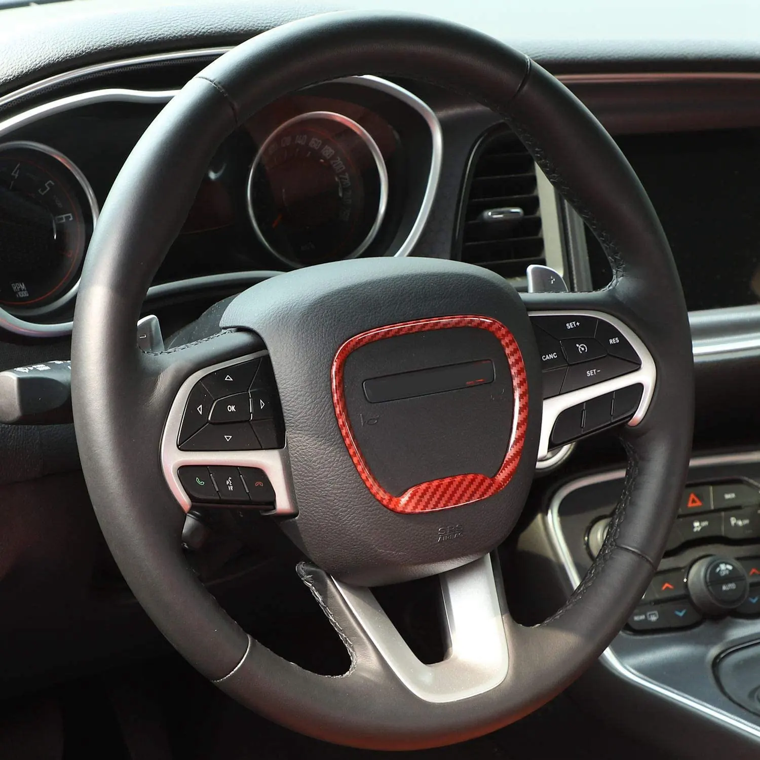 Отделочное кольцо для рулевого колеса из углеродного волокна 15-20 штук Jeep Grand Cherokee