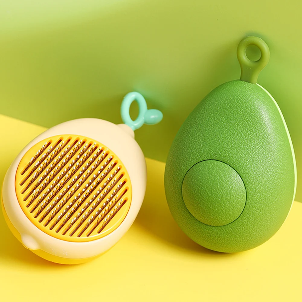 

Lemon Brush Comb Avocado Comb For Dog Cats Pet Hair Remover Brush Hair Shedding Cleaning Comb Pet Grooming Tools Cat Accessories