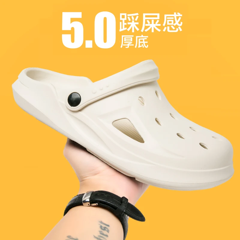 

Summer push couples beach Crocs sandals slippers men's and women's shoes