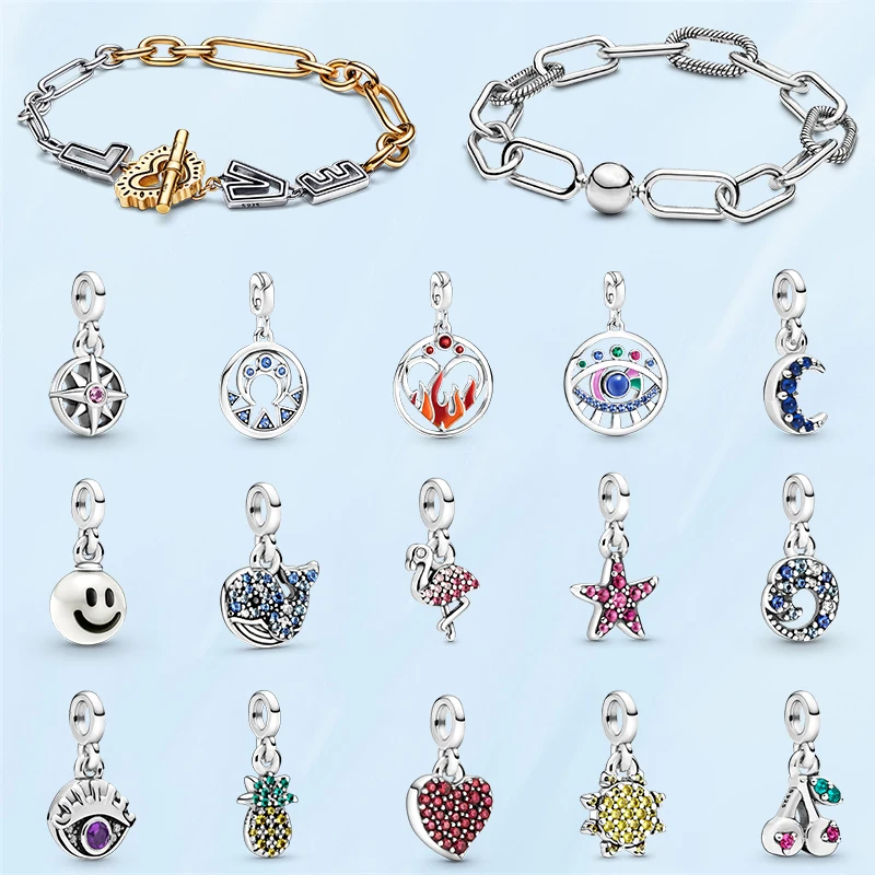 

Женский браслет из серебра 925 пробы, со звеньями