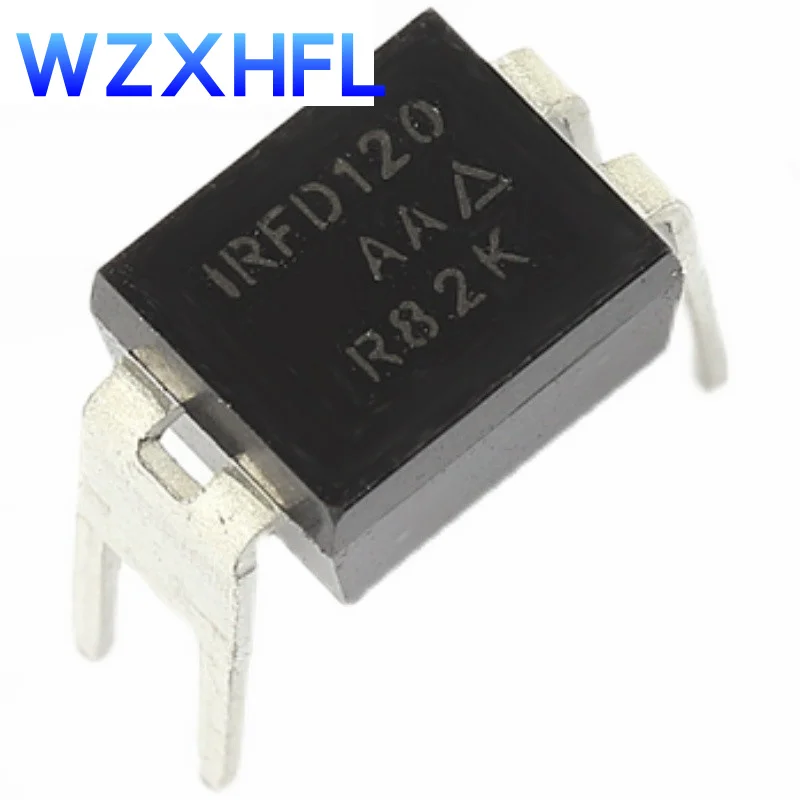10 шт. новый оригинальный IRFD120 DIP4 IRFD120PBF DIP-4 IRF120 IRFD110 IRFD9110 IRFD9120