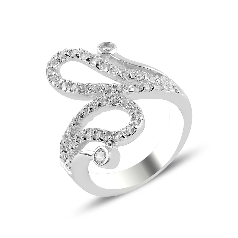 

Silver 925 Sterling Zircon Stone Ring
