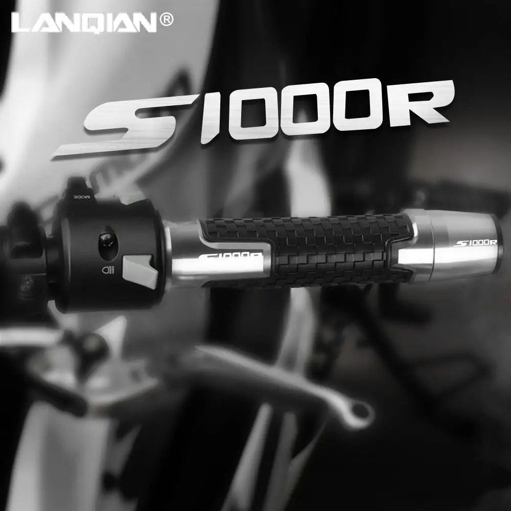 

7/8 22MM Motorcycle Aluminum Handlebar Grips Handle Bar Cap End Plugs For BMW S1000R S 1000R S 1000 R 2014 2015 2016 2017 2018