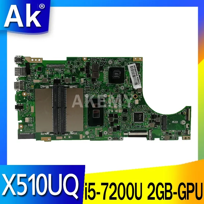 

X510UQ original mainboard for ASUS X510UR X510UNR X510UR X510U S5100UR S5100U X510URR Laptop motherboard W/ i5-7200U 2GB-GPU