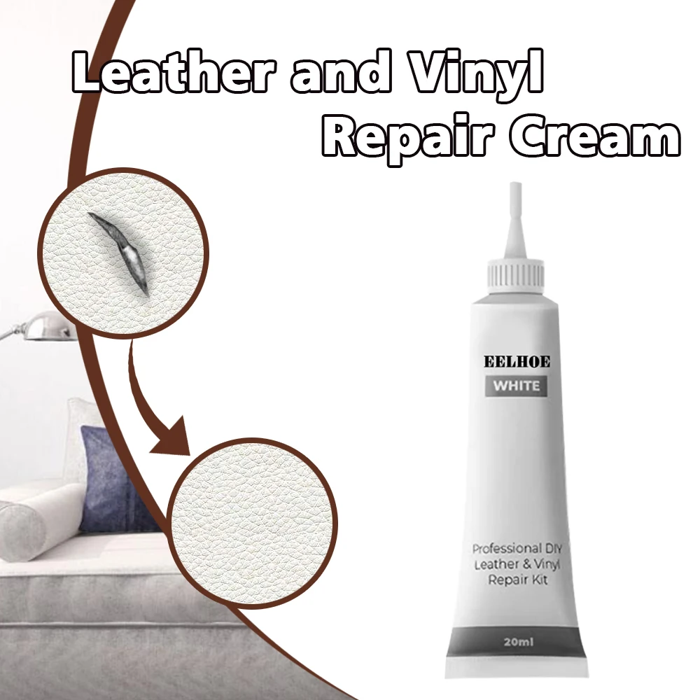 

Sofa Car Seat Leather Complementary Refurbish Cream Repair Paste 20ml Leather Repair Gel Color Car Repair Scratches Cracks