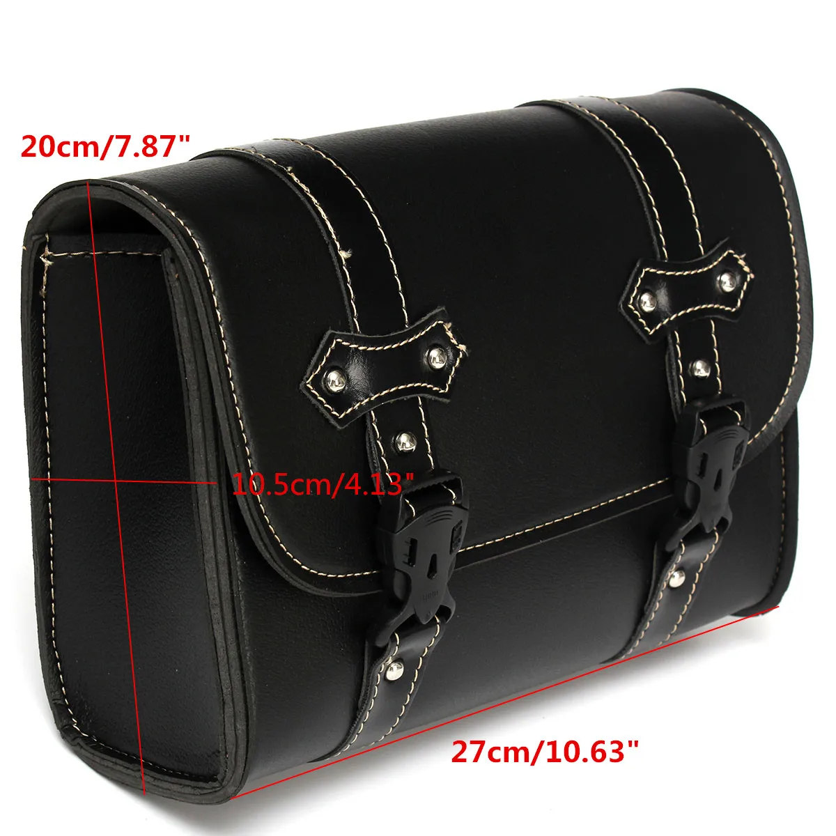 

Motorcycle Saddle Bags Leather Side Storage Luggage Bag Fork Tool Pouch Retro Saddlebags Universal For Honda/Yamaha/Suzuki