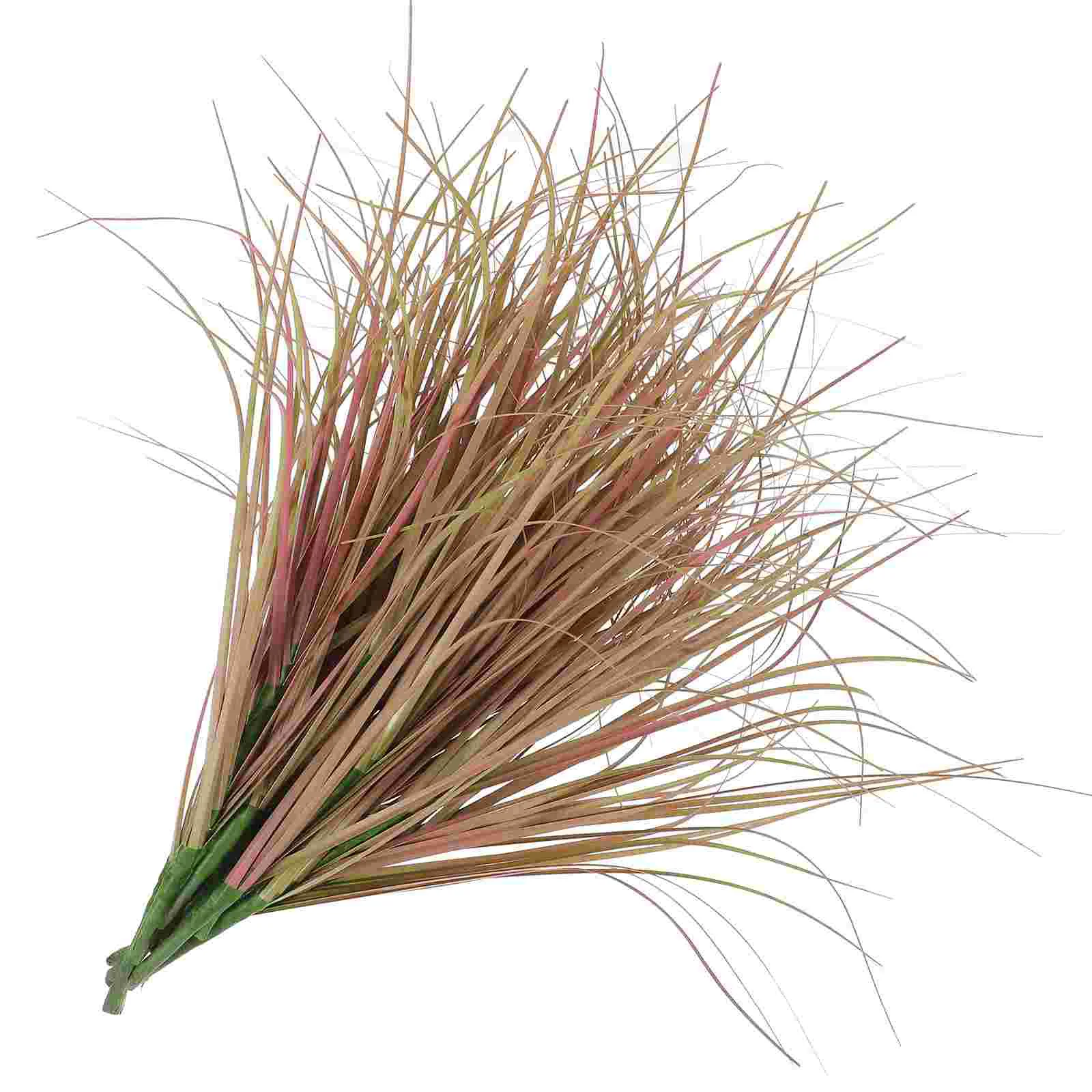 12 шт. веточки искусственный зеленый стебель поддельные сорняки модель травы