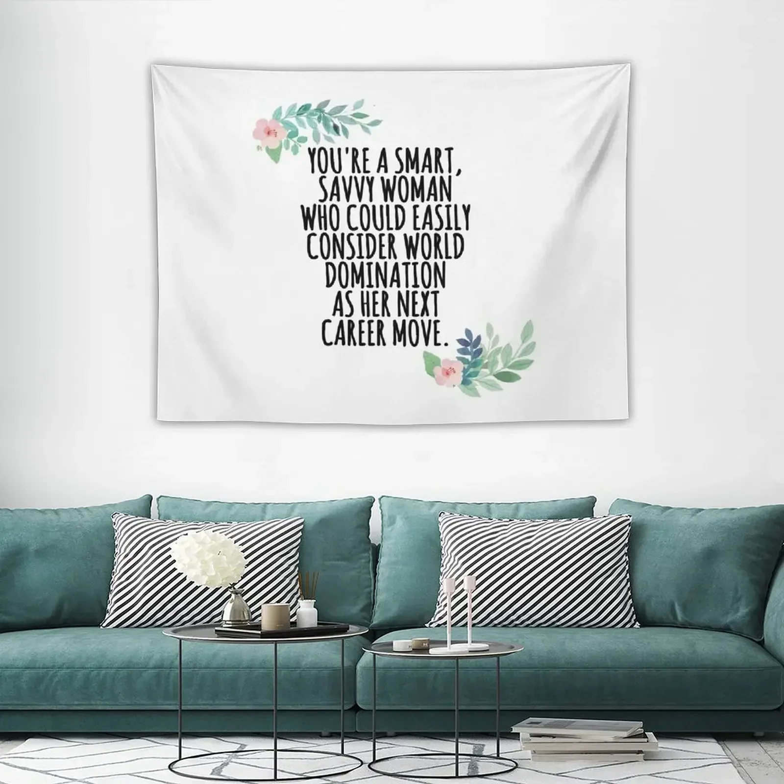 Smart savvy гобелен с изображением женщины на стене домашний декор эстетический