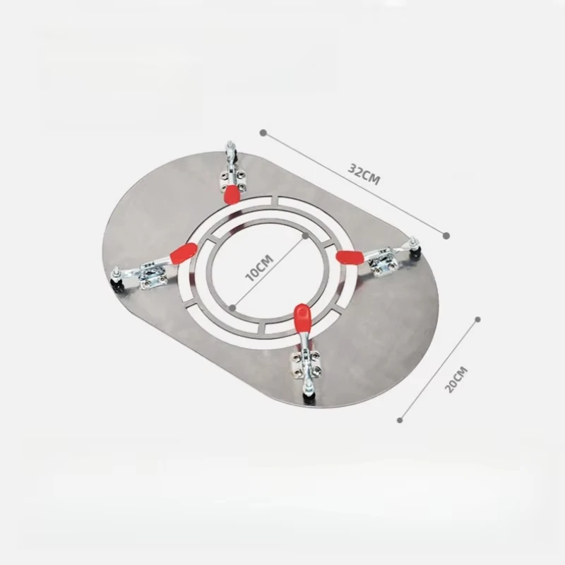 Туристическая горелка с зажимом из нержавеющей стали защита от огня для горелки