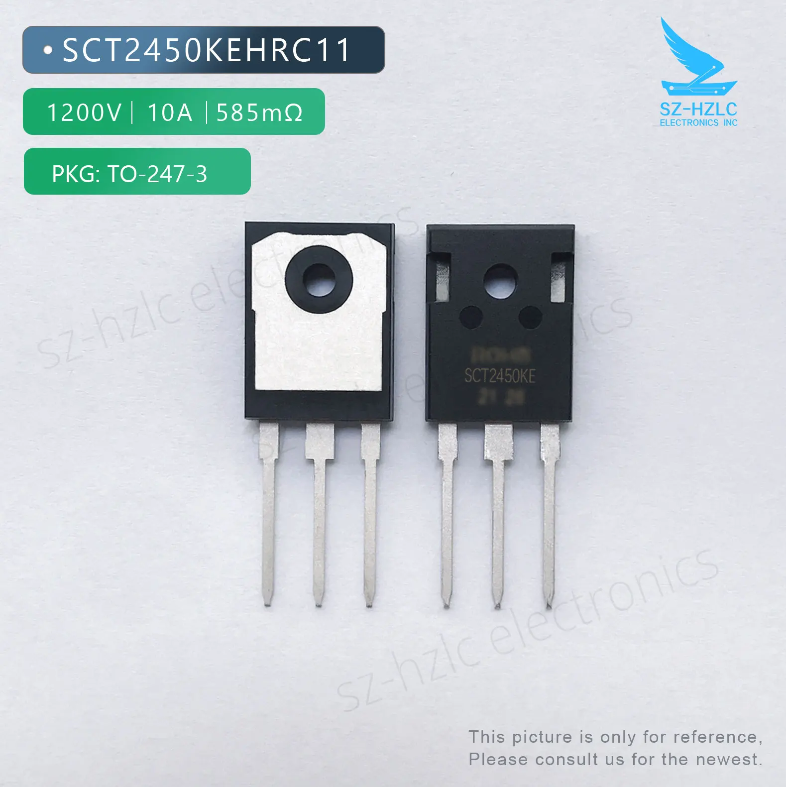 

SCT2450KEHRC11 SICFET Nmos 1200V 10A 585mΩ TO-247-3