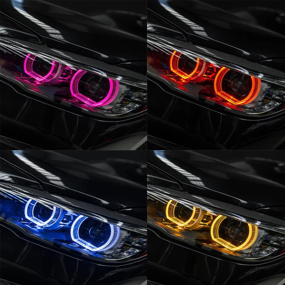 Многоцветные светодиодные платы RGB для BMW F20 F21 LCI серии 1 модуль Angel Eyes RGBW DRL 63117428425