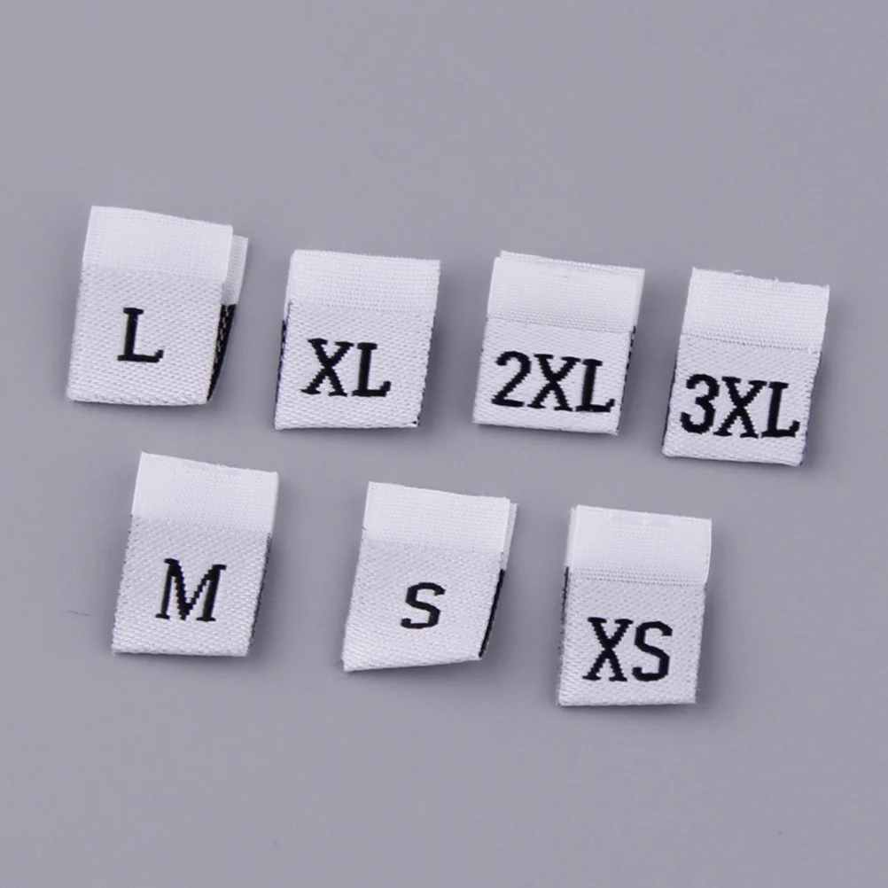 

Size Labels Tags Clothing Clothes Label Sew Sewingembroidered Shirtfolded Wovengarment Garments Tag Iron Crafting Cut Fabric