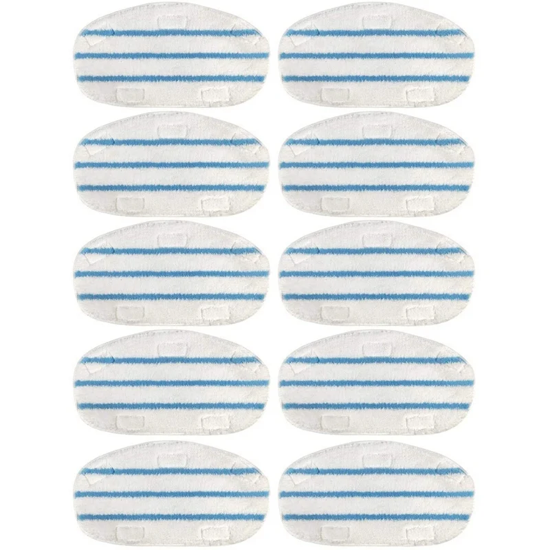 

10 Pack Steam Mop Pads Replacement Parts For Pursteam Thermapro 10-In-1 Washable Reusable Pads Accessories