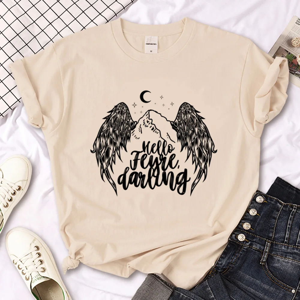 Топ Acotar женский с графическим принтом японская Дизайнерская одежда в стиле