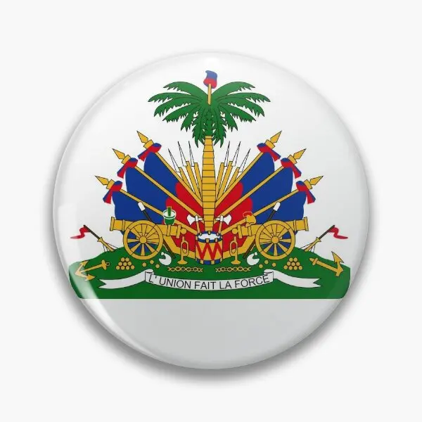 Мягкая булавка на воротник в гербе Гаити лацкан для влюбленных Подарочная