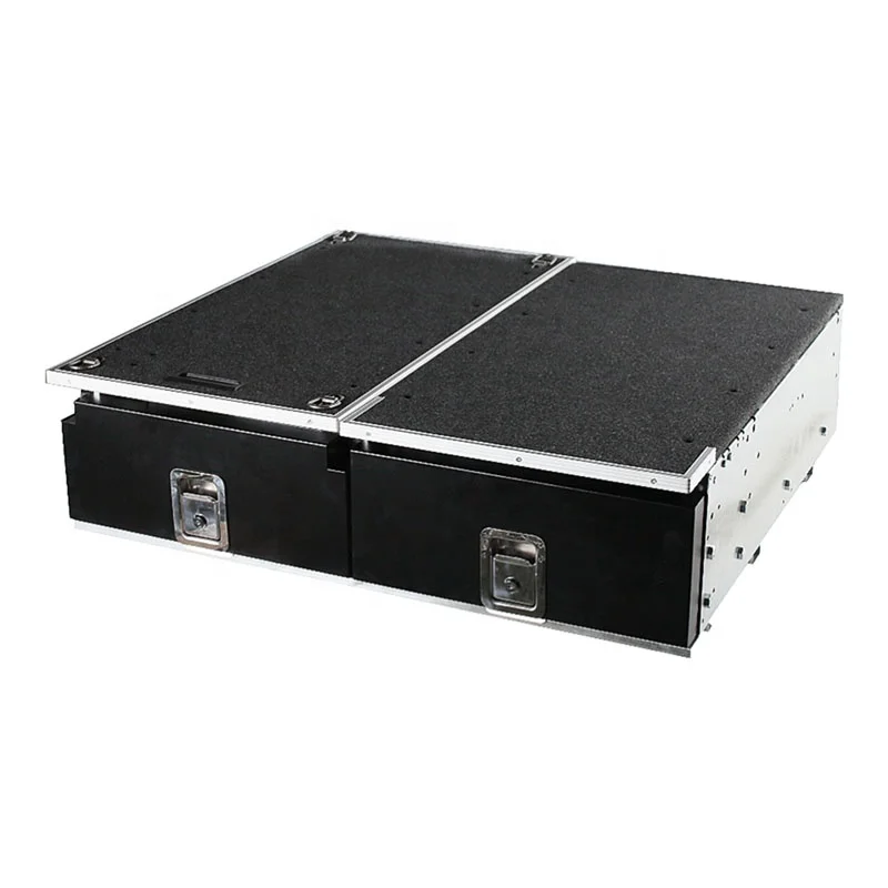 

2022 hot sell car drawer system trail locking vehicle 4x4 drawers fit for Landcruiser LC80/LC100/LC105/LC200 Patrol Y62/Y61GU/GQ