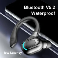 bluetooth 5 2 wireless headsets earbuds earpiece with mic mini handsfree earphones 24hrs headphones for iphone xiaomi