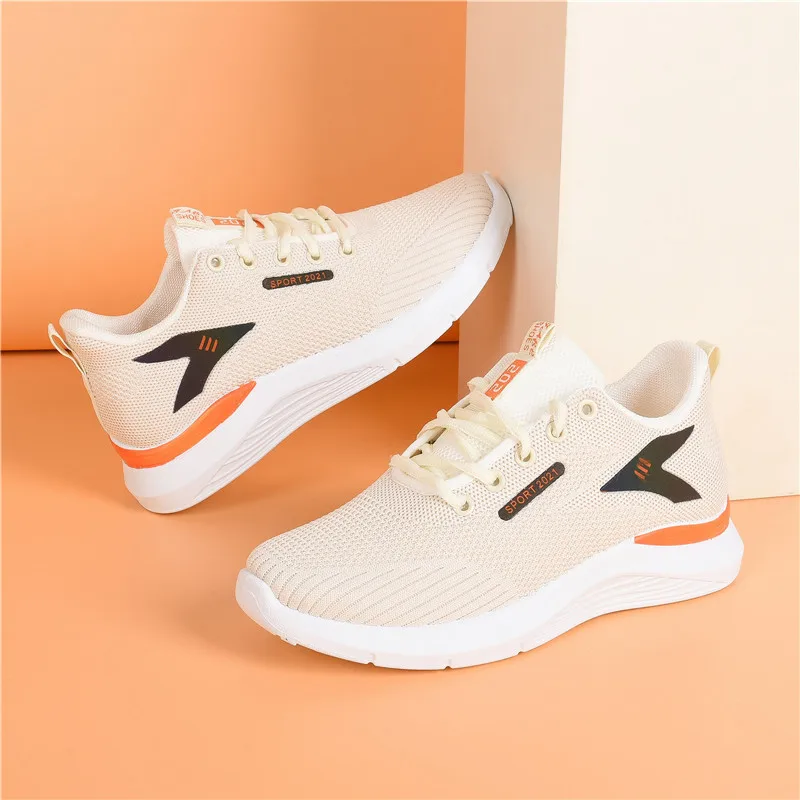 

2022 New Autumn Outdoor Breathable Mesh Shoes Women Casual Platform Sneakers Travel Walking Footwear Large Size Vulcanized Shoes