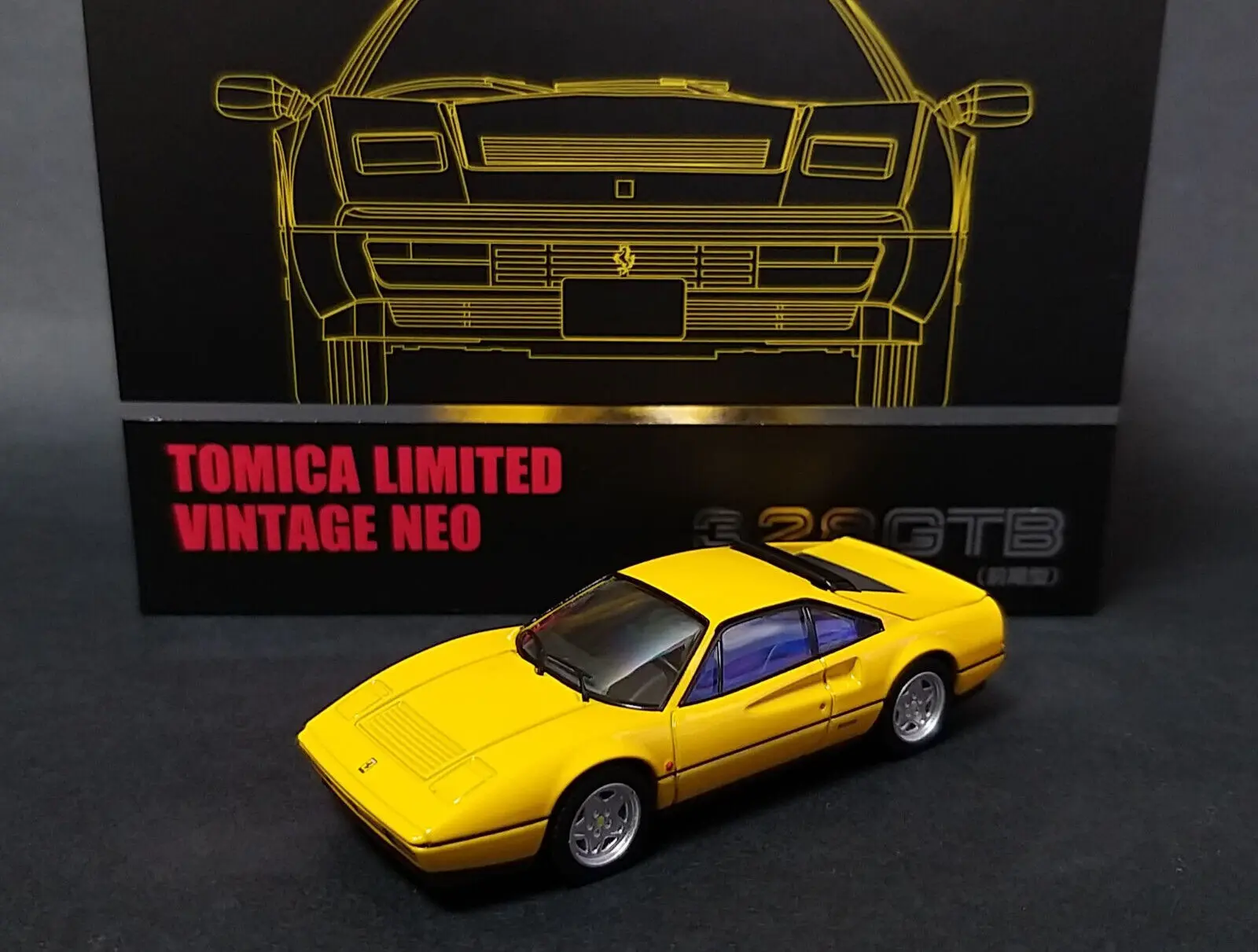 

TOMICA LIMITED VINTAGE NEO 328 GTB (Yellow) ~ 1/64 DieCast Model Car Collection Limited Edition Hobby Toys