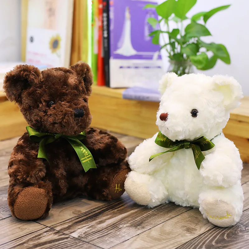 

Медведь, плюшевая игрушка, шелковая искусственная кукла, медведь, кукла, свадебная кукла-Грабер, подарок для девочек на день рождения