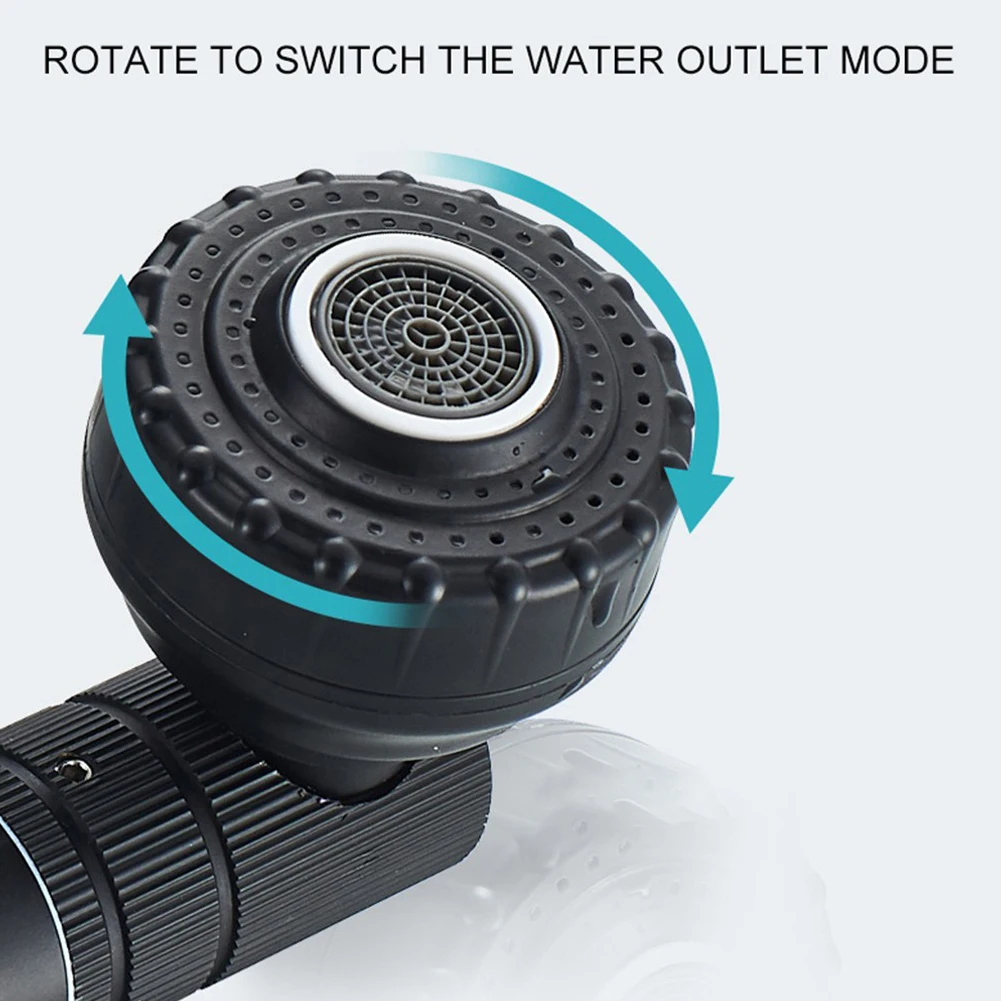 

Hose Faucet 360 Degree Free Rotation Hot/Cold Shower/Pulse Silver Quality Is Guaranteed 2 Type Of Water Outlet Mode
