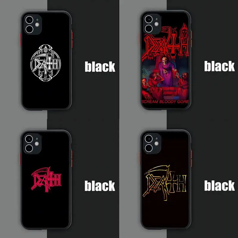 Матовый чехол для телефона Death SBG Napalm, чехол для IPhone 12, 11, 13 Pro Max, XR, XS, X, 7, 8 Plus, SE Mini 14, силиконовый прозрачный Жесткий Поликарбонат