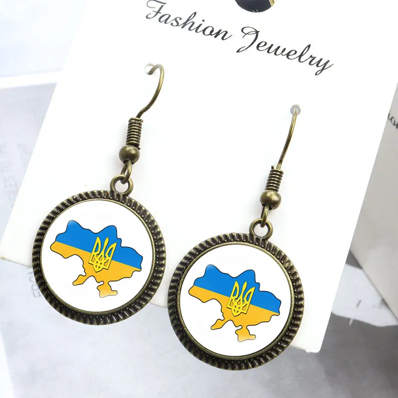 Винтажные серьги-подвески Tryzub с рисунком руны символа рыбы крючка для женщин