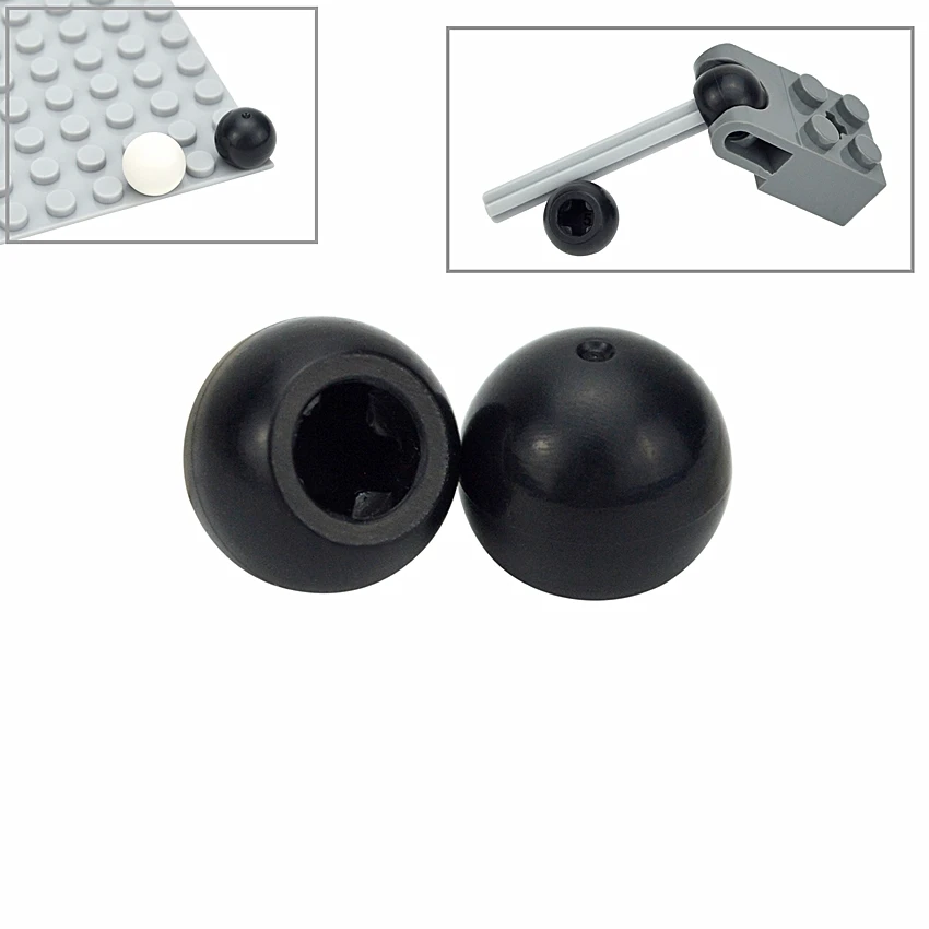 

32474 совместимые креативные образовательные сборы, детали MOC, техническое соединение, рулевой шар, образовательные строительные блоки