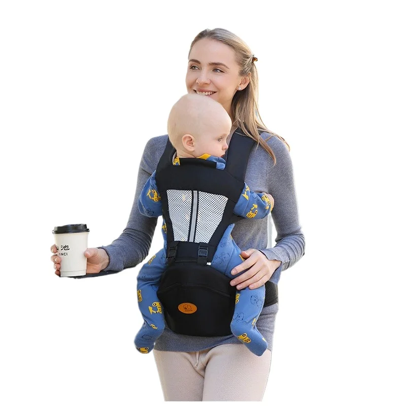 Детская переноска с поясничным сиденьем регулируемым ремешком и различными