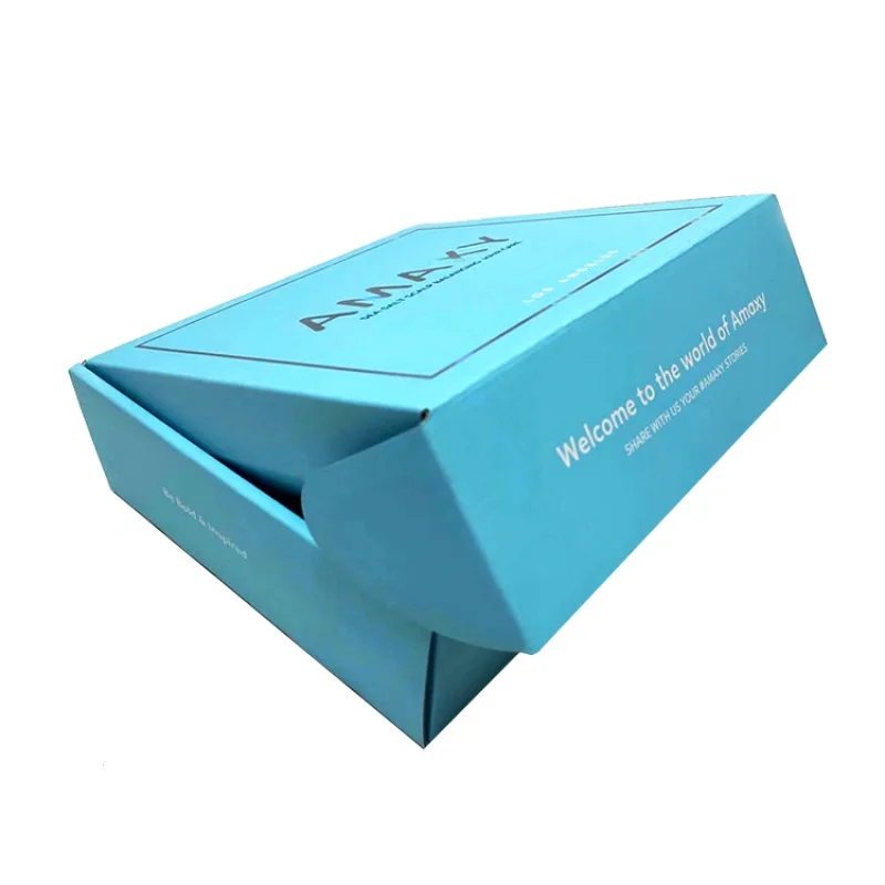 

Custom Custom logo cardboard carton shoe clothing postage corrugated packaging gift mailer boxes shipping box for dress