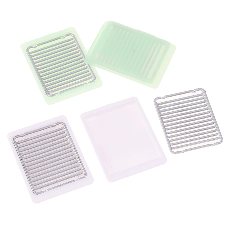 

2Pcs 1:12 Dollhouse Kitchen Mini Baking Tray Cookie Pans Model Accessories For Doll House Decor Kids Pretend Toys