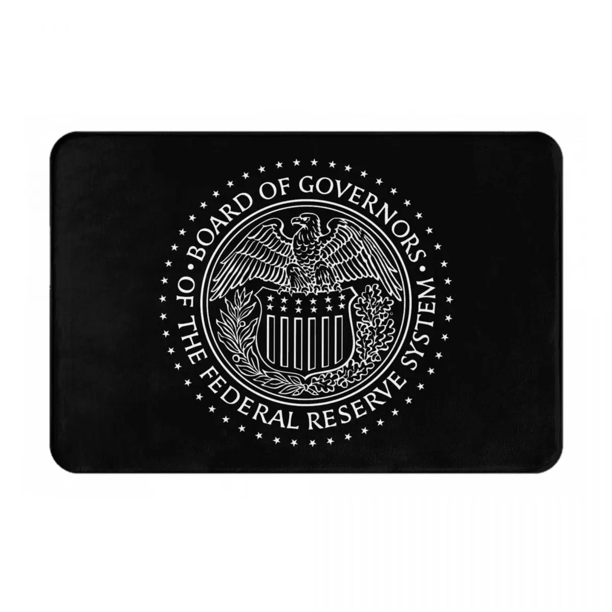 

The Federal Reserve System Printed Doormat Floor Mat Home Creative Mat Super Soft Absorbent Bathroom Door Mat Door Entrance Mat