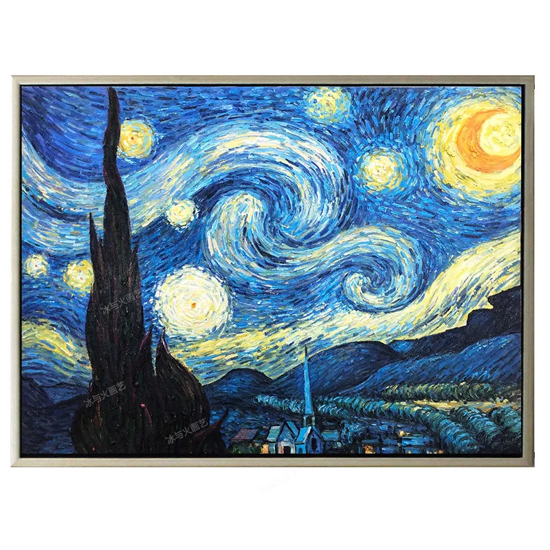 

Картина маслом «Звездная ночь», картина Винсента Ван Гога, ручная роспись, настенная Картина на холсте, Декор для дома, гостиницы, крыльца, гостиной