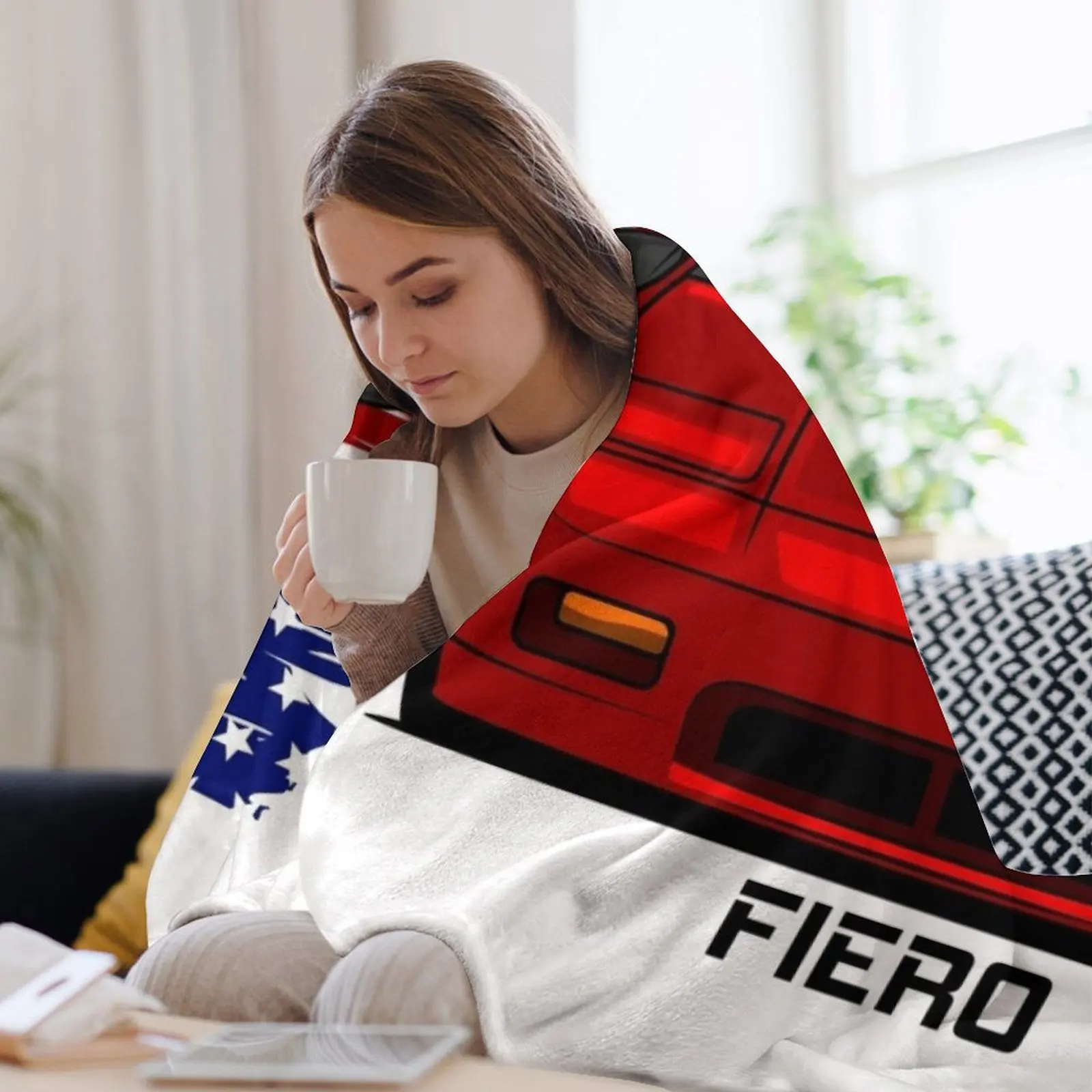 Красное одеяло Fiero с фронтом роскошные одеяла для косплея в стиле аниме среда