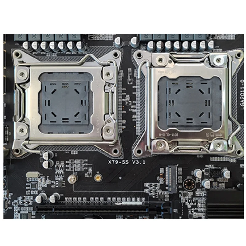 Двухканальная материнская плата компьютера двойной процессор LGA 2011 Pin