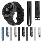 Силиконовый ремешок для смарт-часов Garmin, 26 мм, 22 мм, Fenix 6XFenix 6X ProFenix 5XFenix 5X PlusFenix 3HR