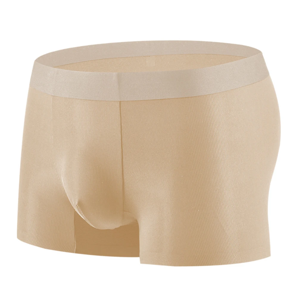 Трусы мужские бесшовные с низкой посадкой пикантное нижнее белье плавки шорты