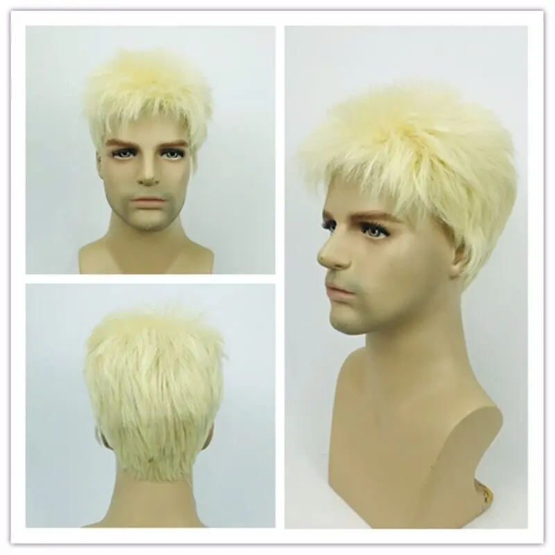 Мужские светлые парики для повседневной носки
