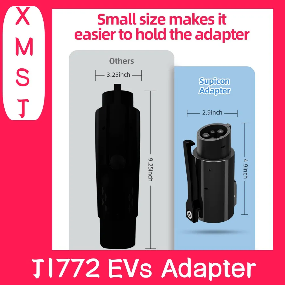 J1772 автомобильная зарядка для разъема типа 1, а с другой стороны для Tesla Male EV Plug 40A TESLA to Type 1 EV Adapter Use для SAE