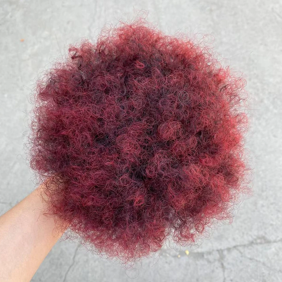 Афро кудрявый конский хвост короткий Африканский пучок шиньон для женщин